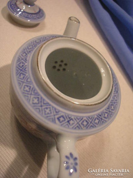 N15 Chinai bájos kicsi tea készítő belül szűrővel kiöntő minőségi teákhoz ritkaság