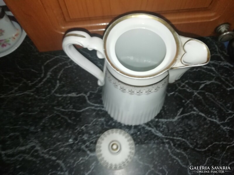 Antik, porcelán tea kiöntő hibátlan állapotban