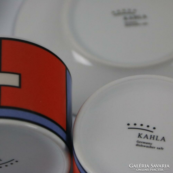 Vintage Kahla porcelán teás, kávés szett