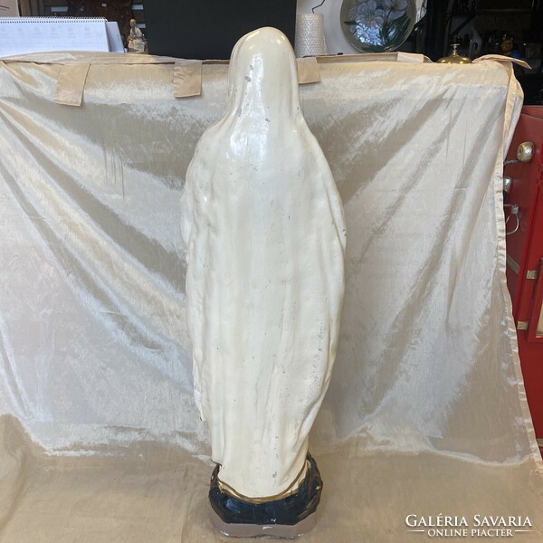 Huge, antique Virgin Mary statue, plaster