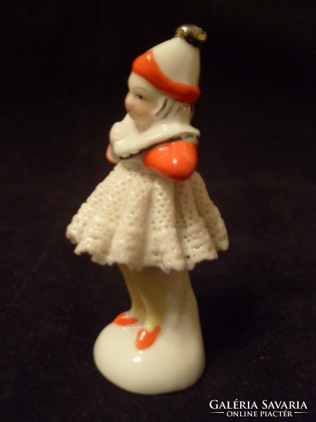Altwien filigree antique flawless porcelain little girl rarity