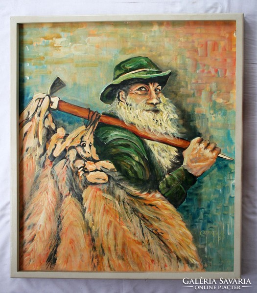 Robert Ottiger svájci festőművész festménye