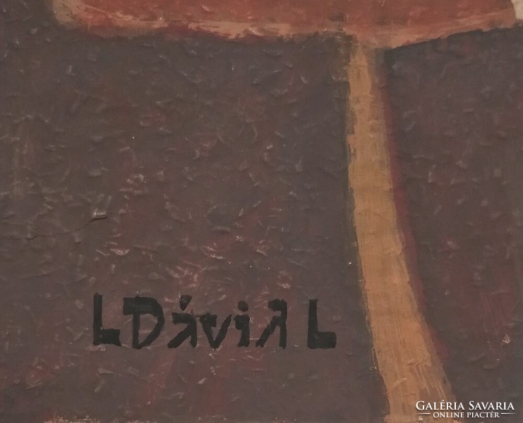 Dávid Lehel: "Szerelmespár" című festménye 2007-ből