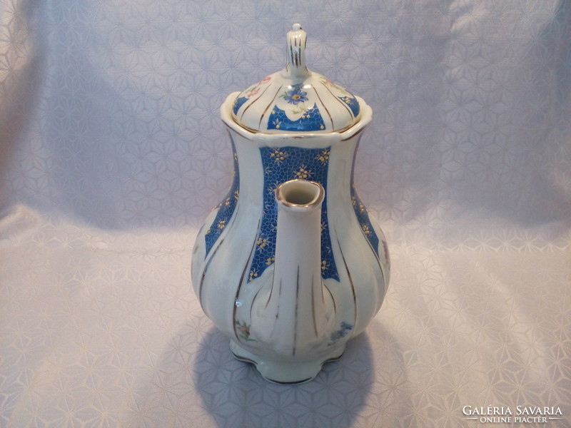 Bavaria alka kunst kronach coffee and tea pot / old, antique German porcelain /