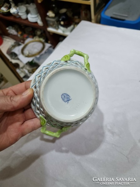 Herend porcelain basket
