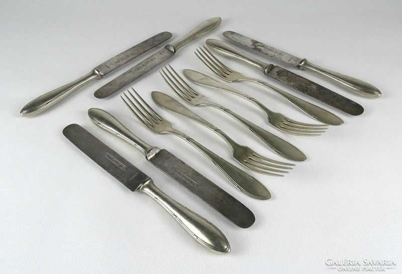 1L524 old marked aws wellner - solingen cutlery set