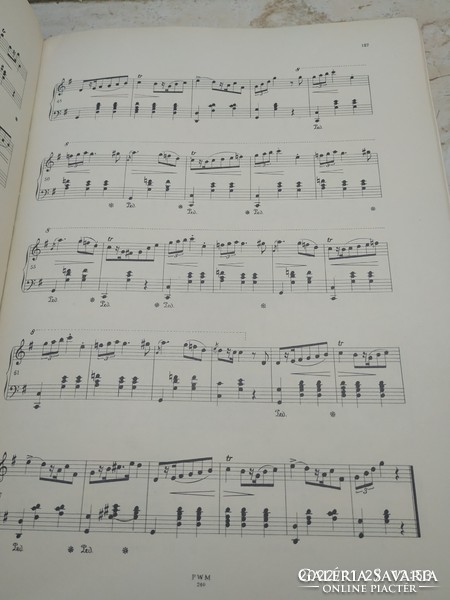 Schopin sheet music book for sale! Mazurken