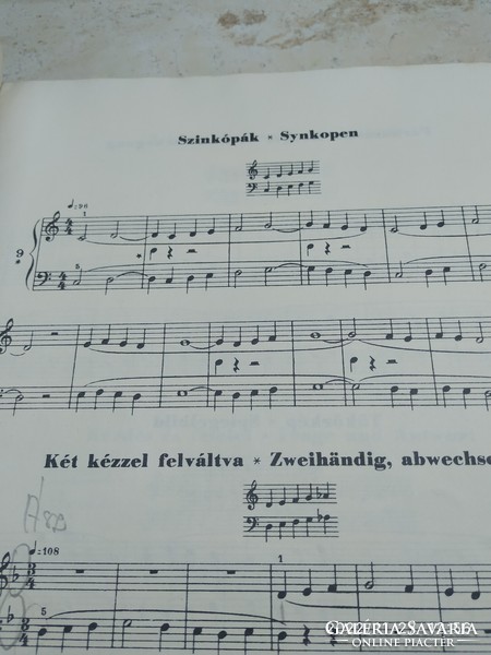 Bartók Mikrokosmos Sonata, sheet music book for sale!