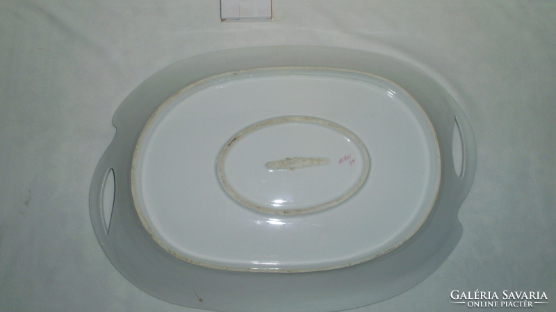 Antique, large porcelain roasting dish