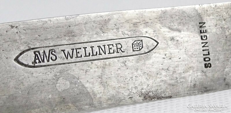 1L524 old marked aws wellner - solingen cutlery set