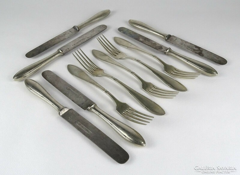 1L524 old marked aws wellner - solingen cutlery set