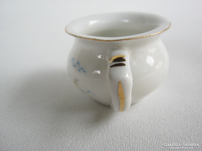 Balaton Remembrance Aquincum porcelain fish mini mug from Balatonszabadi