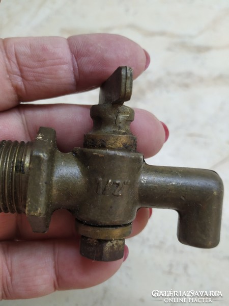 Antique marked copper tap for sale!