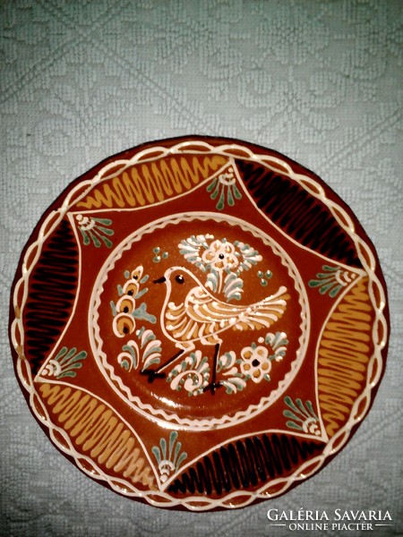 Dzső Czúgh ceramic plate, wall plate