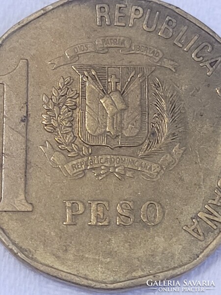 Dominikai Köztársaság, 1992., 1 peso