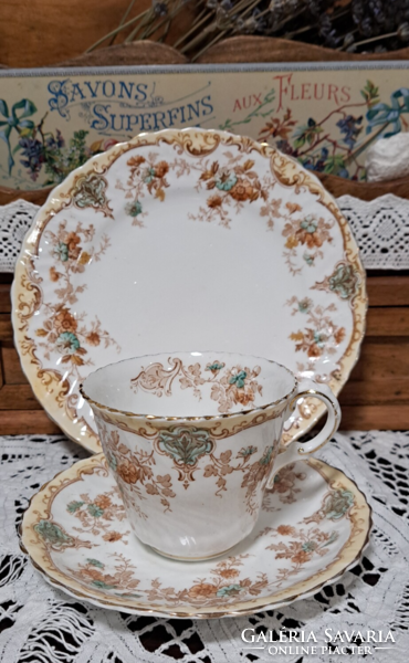 Angol, antik porcelán teás csésze