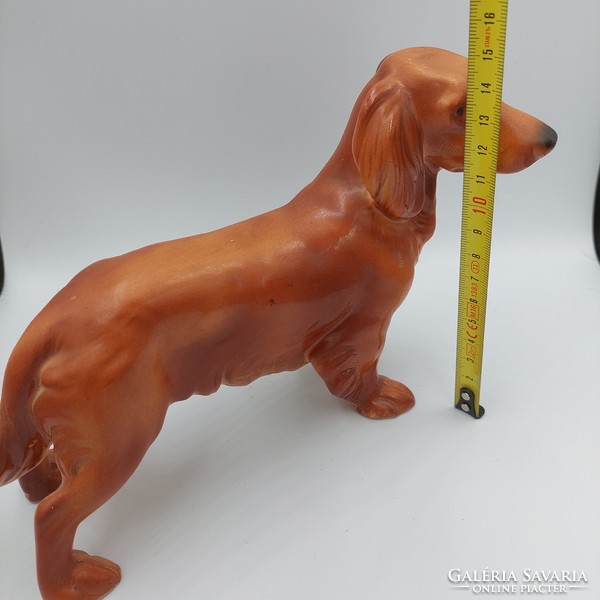 Ritka gyűjtői kerámia kutya figura