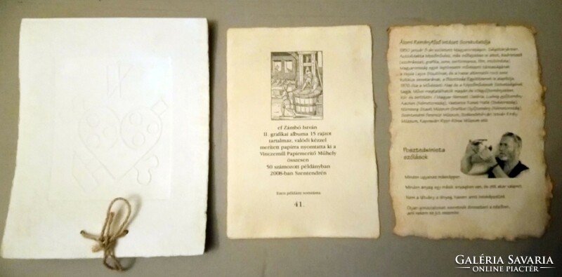 István Ef Zambo ii. Number 15 folder 21x15 cm