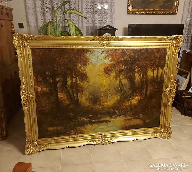 Neogrády László gigantikus gyönyörű festménye! 180x130cm.