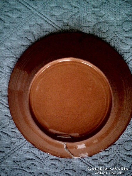 Dzső Czúgh ceramic plate, wall plate