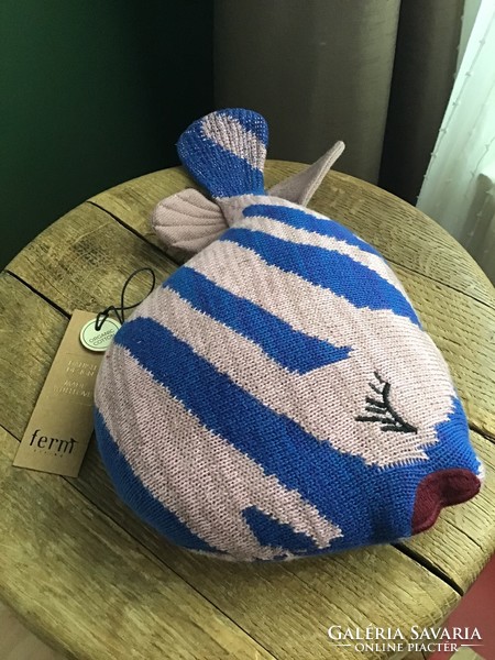 Organic cotton ferm Danish design knitted fish