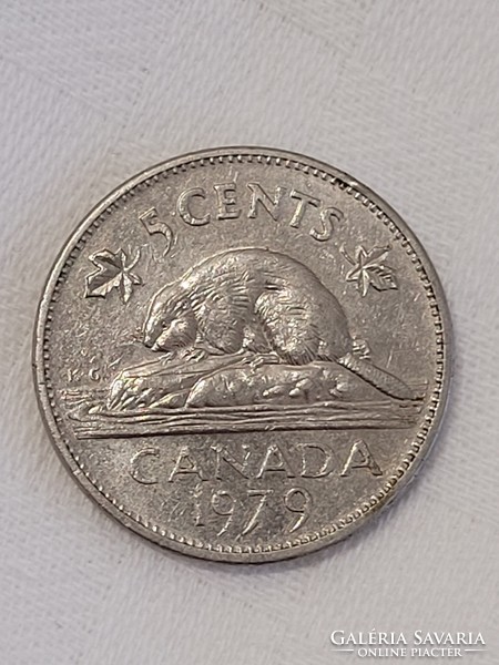 1979 CANADA 5 cent érme