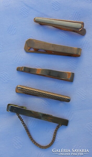 Gold-plated tie pin set - tie clip set 5 pcs