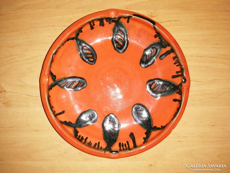 Industrial artist ceramic ashtray 20 cm (28/d)