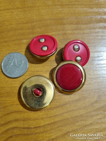 Vintage button package 4 pcs.- Os (1820)