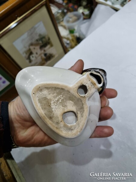 Ceramic owl ashtray
