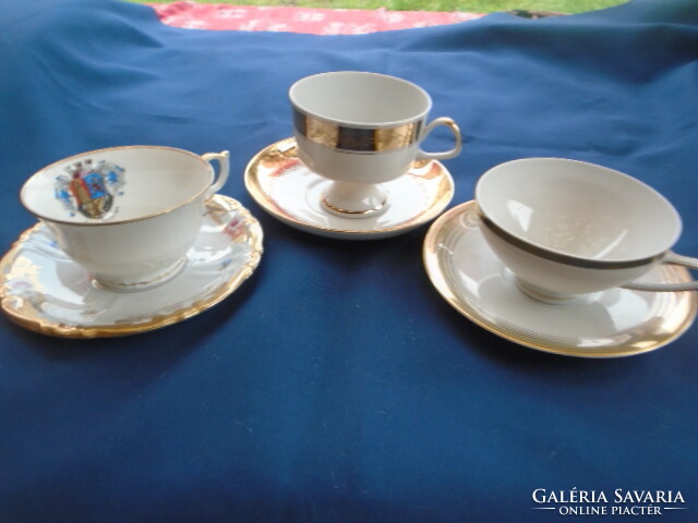 3 rare and beautiful tea sets of different shapes and brands are only for sale together