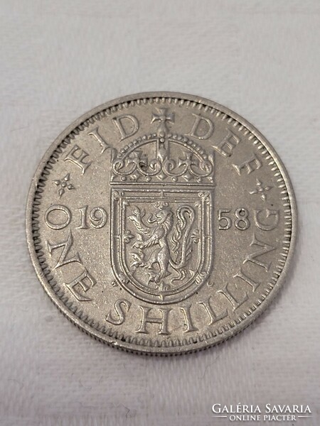 Egyesült Királyság, Anglia, 1958., 1 shilling