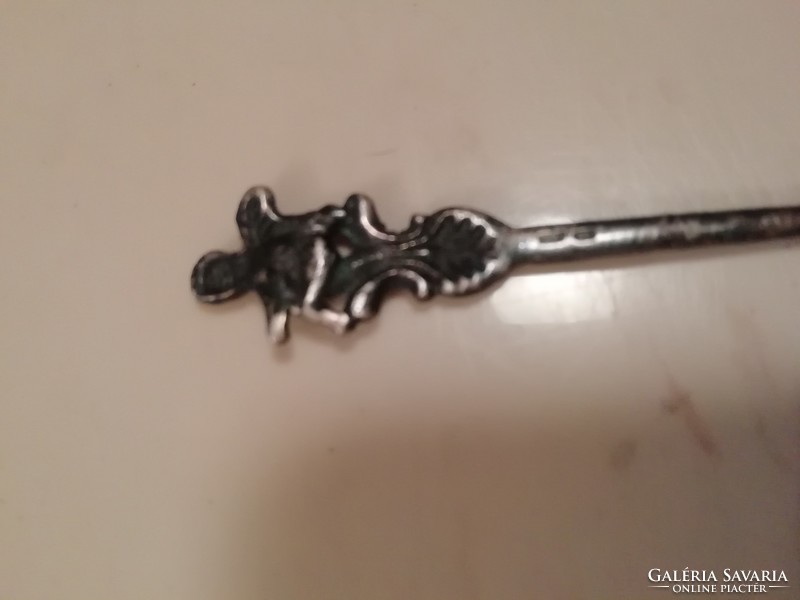 Antique silver angelic small spoon