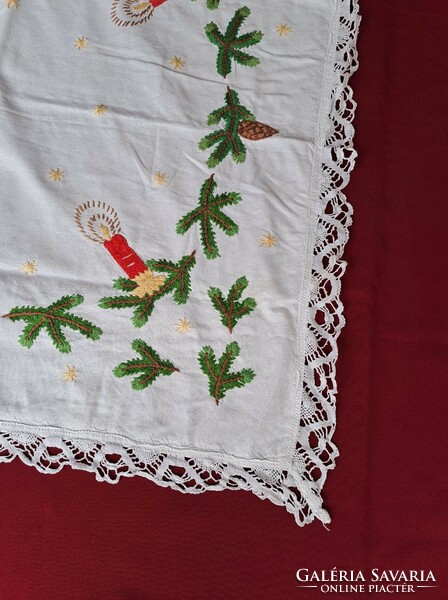 Beautiful embroidered tablecloth tablecloth Christmas Christmas holiday