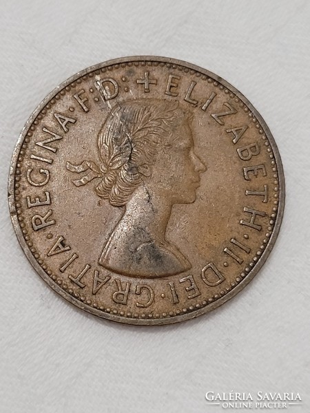 Anglia, II. Erzsébet királynő, 1 penny, 1961.