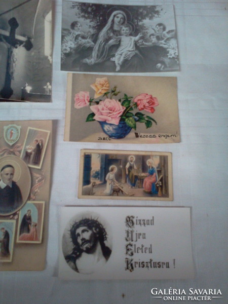 6 antique holy picture-prayer-photos