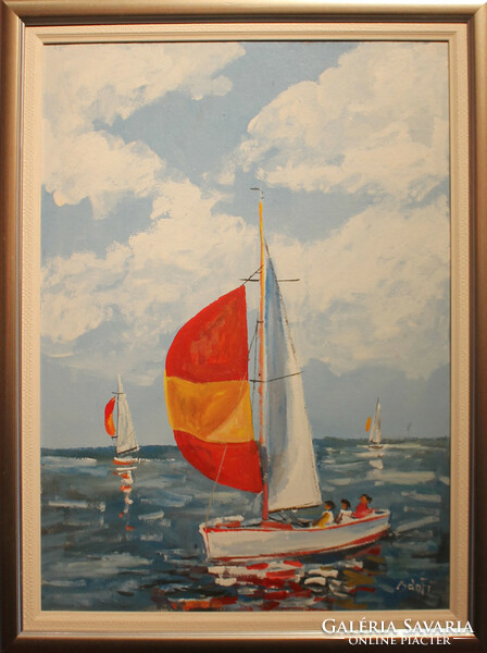 József Bánfi:: red sailboat is also great as a gift!