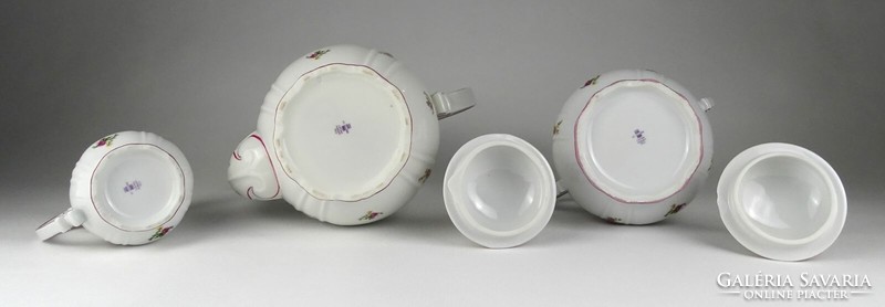 1L177 Régi hibátlan Zsolnay porcelán teáskészlet