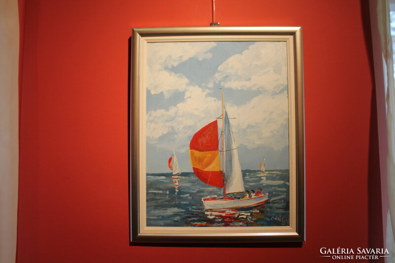 József Bánfi:: red sailboat is also great as a gift!