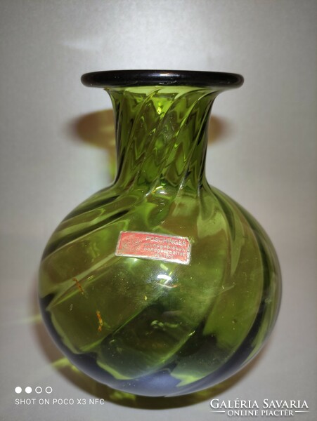 Poschinger marked original value-resistant glass vase