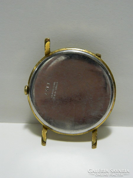 Onsa gold-plated Swiss watch