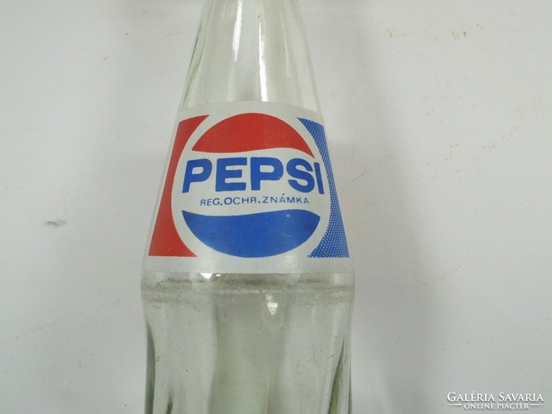 Retro old Pepsi Cola glass bottle - Slovak-Czechoslovakian - 0.2 liter approx. 1970s