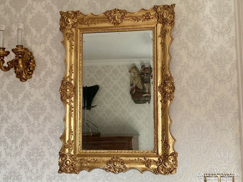 Biedermeier restored beautiful mirror approx. 1850