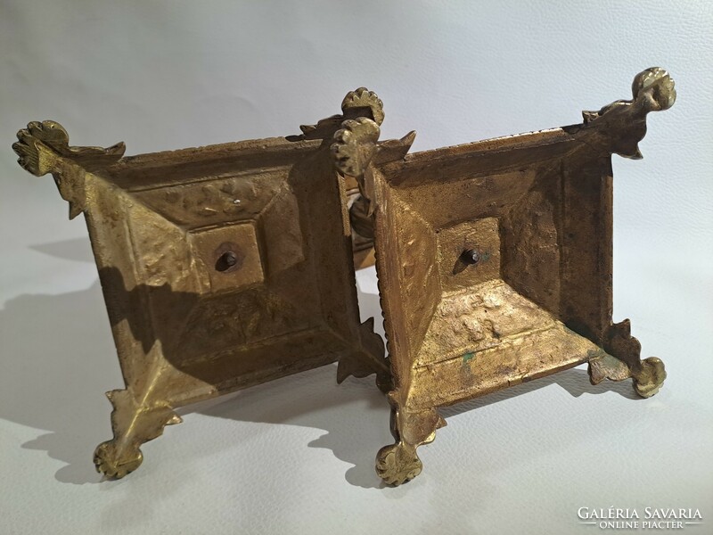 Pair of candle holders, 150-year-old pieces