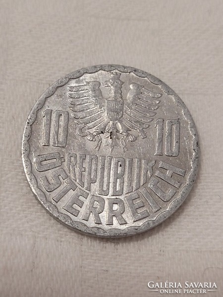 1971. osztrák, 10 groschen