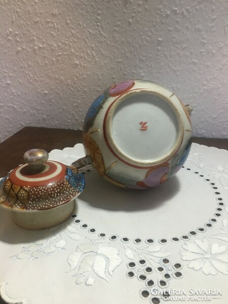 Kínai porcelán cukortartó