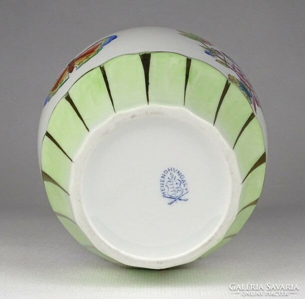 1L640 Viktória mintás Herendi porcelán váza 14 cm