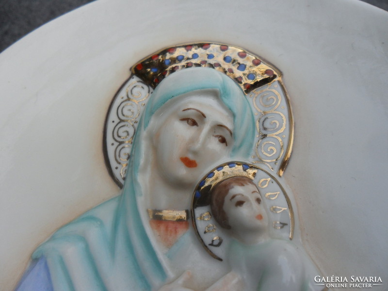 Extremely rare flawless Virgin Mary of Aquincum with baby Jesus