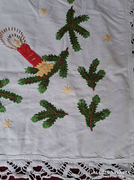 Beautiful embroidered tablecloth tablecloth Christmas Christmas holiday