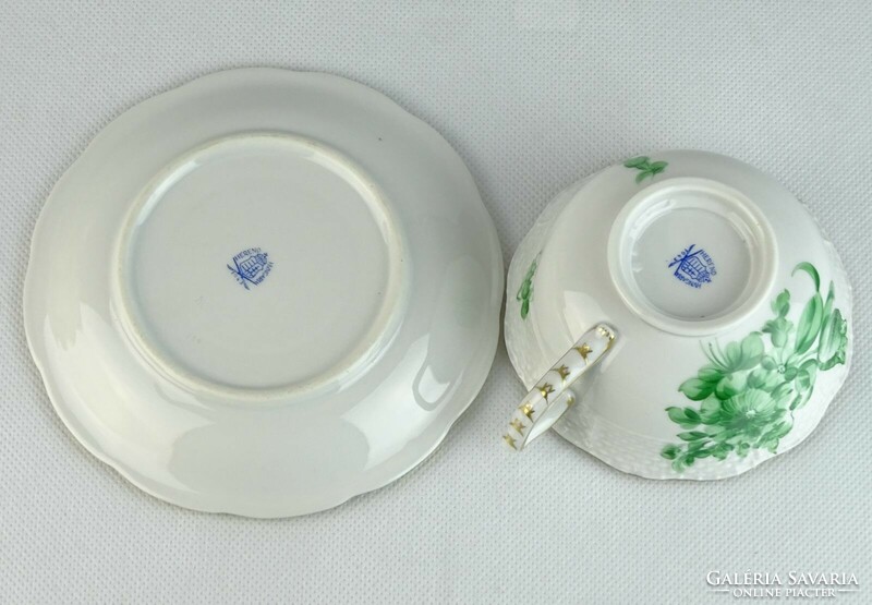 0K845 old Herend porcelain tea set 1943